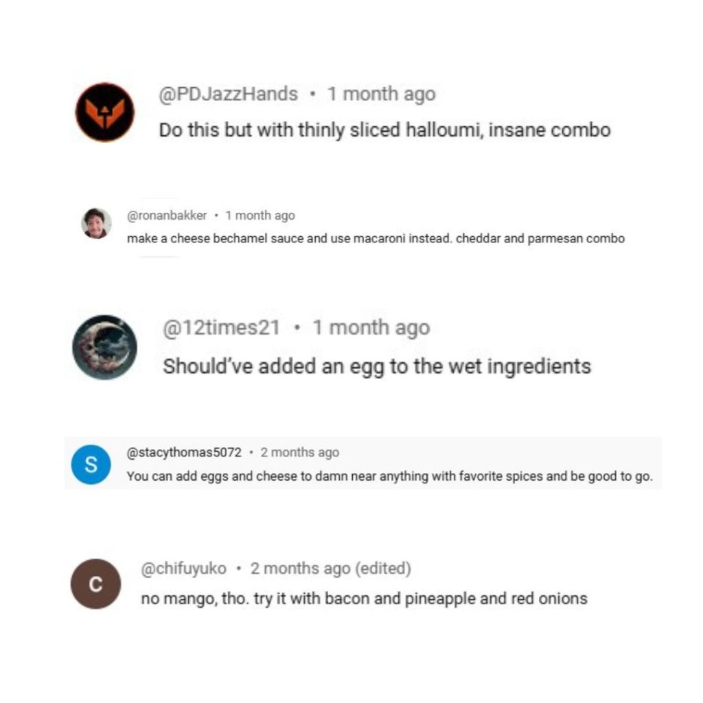 Do this but with thinly sliced halloumi, insane combo