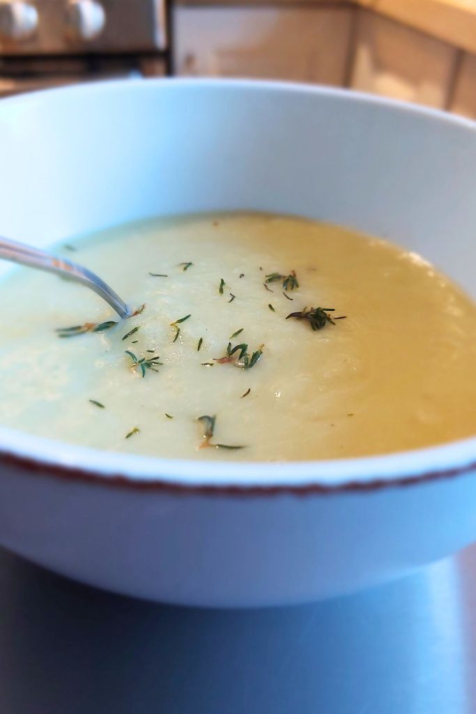 Leek Potato and Apple Soup
