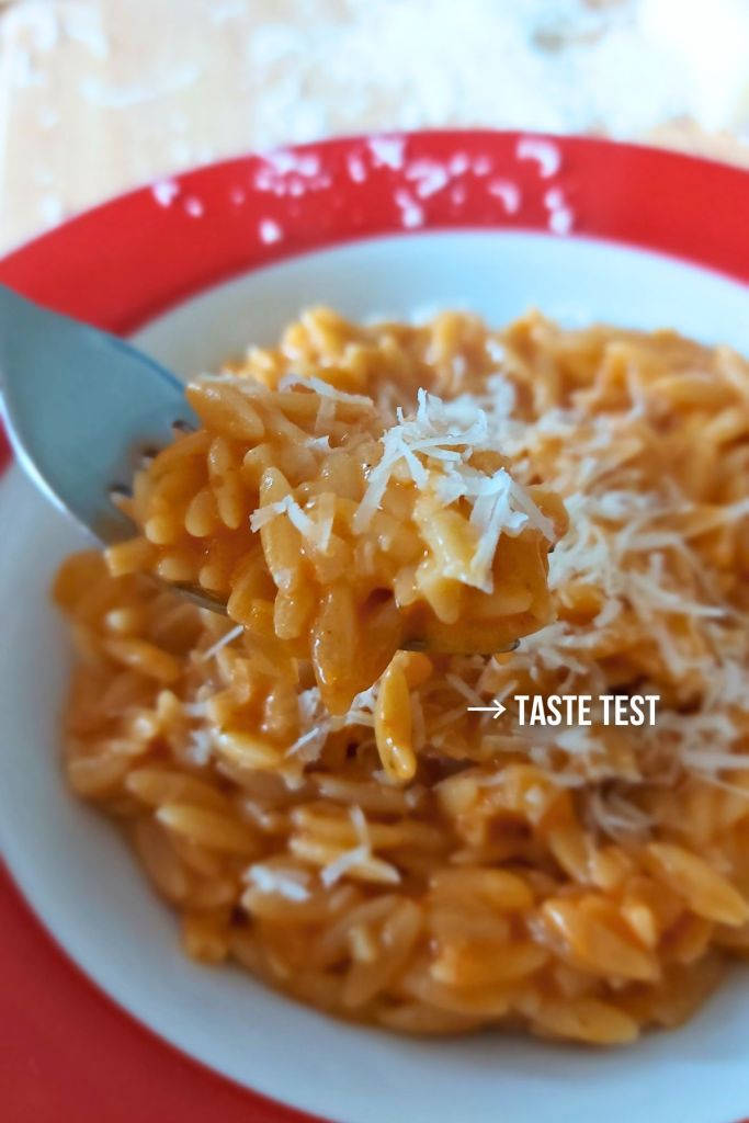 Marry Me Orzo Taste test